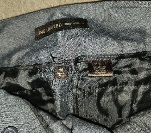 The Limited Charcoal Pinstripe Stretch Pants - Picture 8 of 9